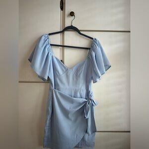 These Three Boutique blue mini dress